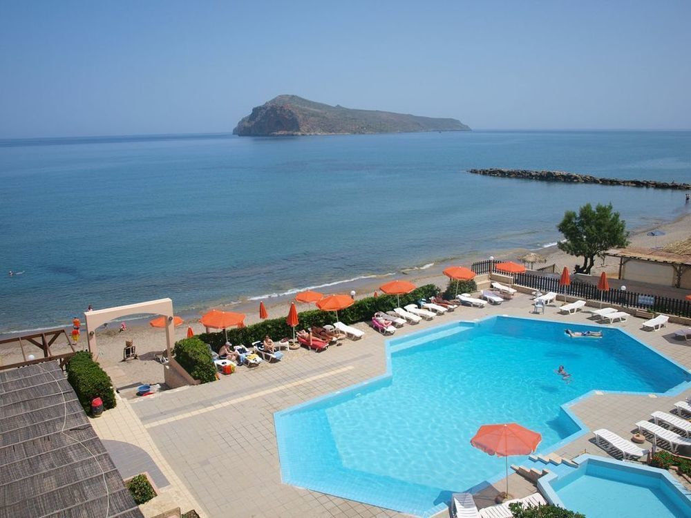 Hotel Haris On The Beach Agia Marina Exterior foto